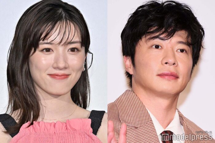 田中圭と永野芽郁の画像