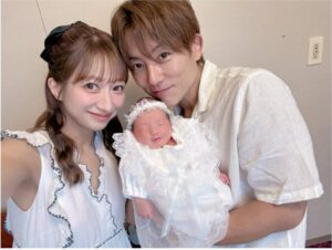 辻希美と杉浦太陽と第5子の画像