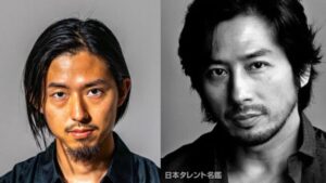 手塚日南人と真田広之の画像
